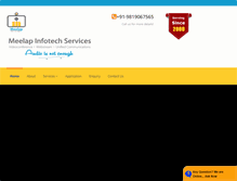 Tablet Screenshot of meelapindia.com